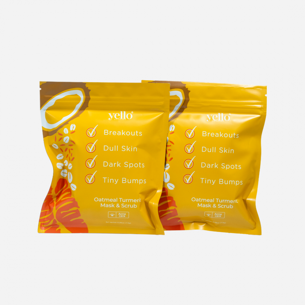 Oatmeal Turmeric Mask & Scrub Sachet