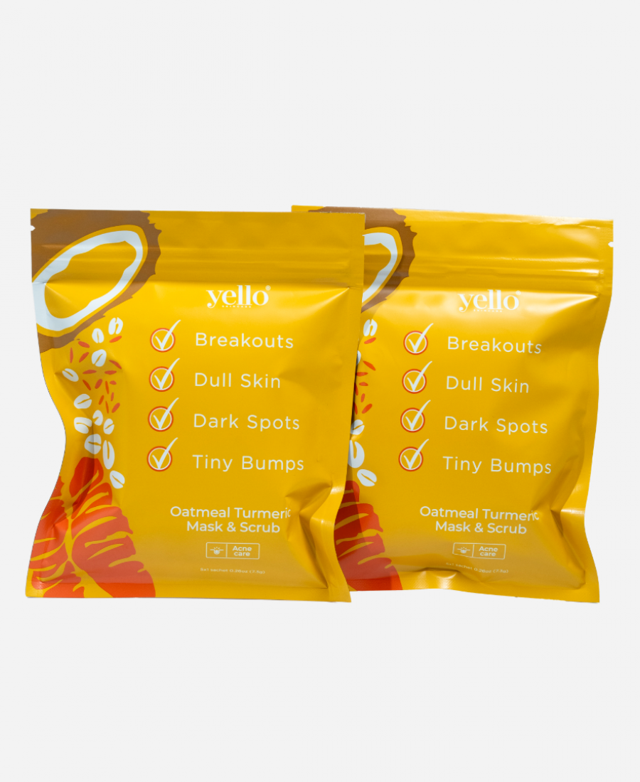 Oatmeal Turmeric Mask & Scrub Sachet