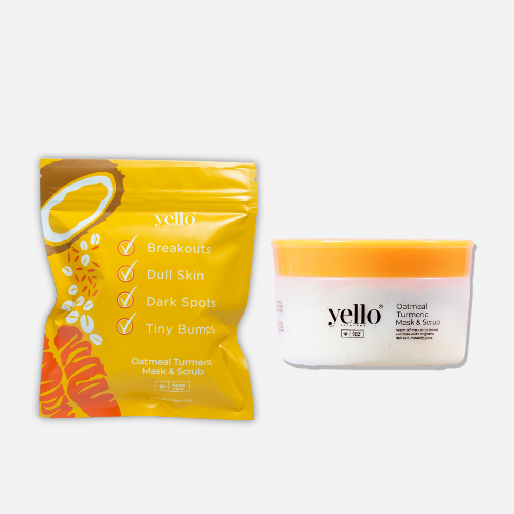 Oatmeal Turmeric Mask & Scrub Sachet