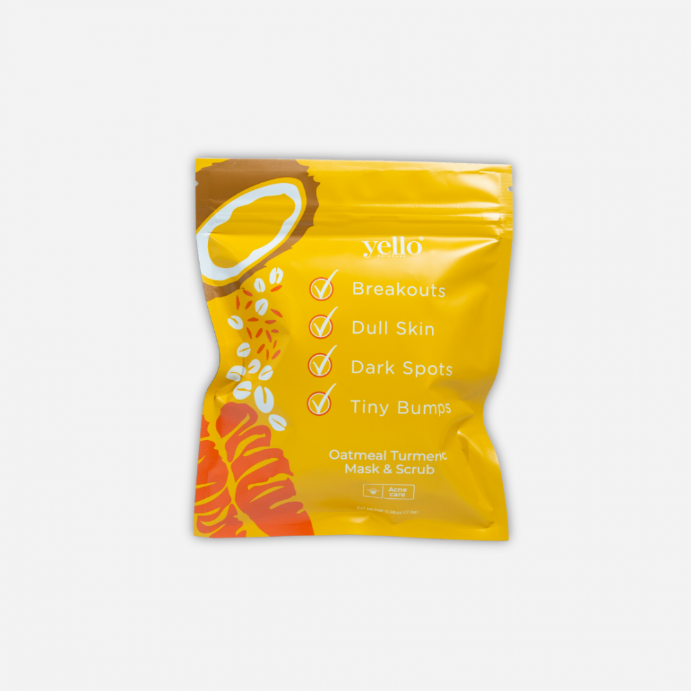 Oatmeal Turmeric Mask & Scrub Sachet