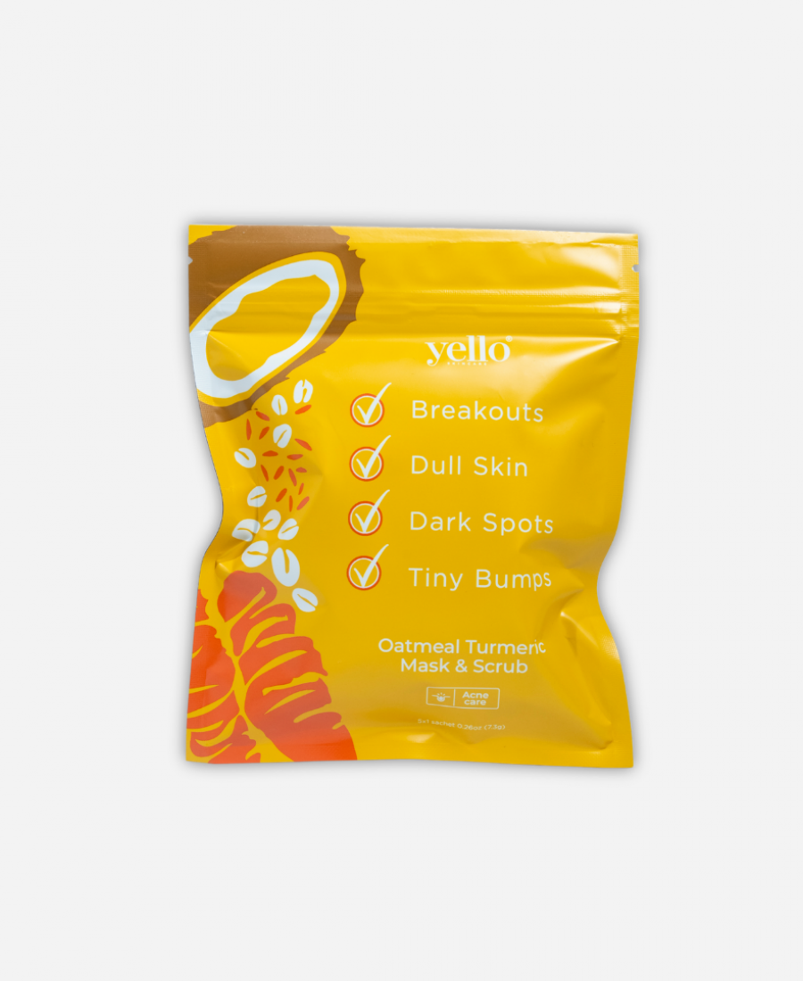 Oatmeal Turmeric Mask & Scrub Sachet