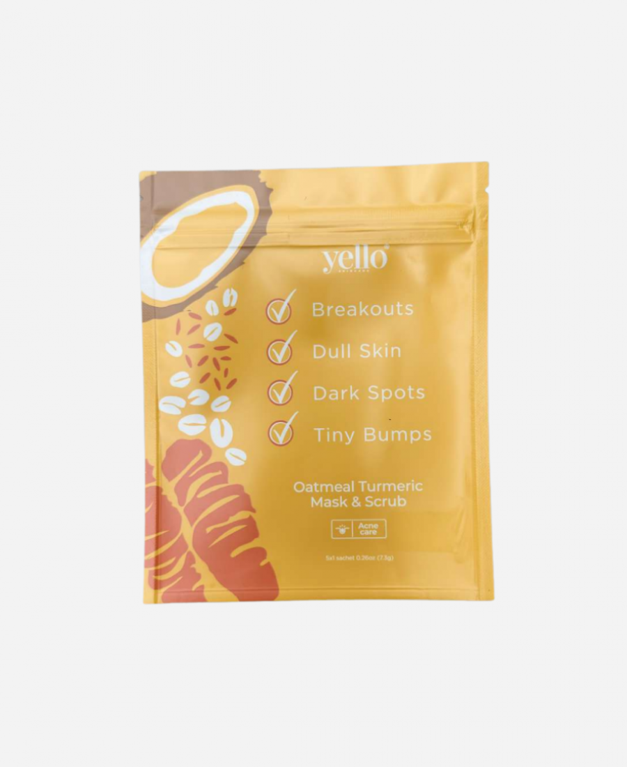 Oatmeal Turmeric Mask & Scrub Sachet
